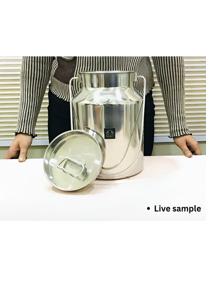 Nyra Kitchenware إبريق حليب نيرا كيتشن وير من الفولاذ المقاوم للصدأ - 5 لتر - Image 3